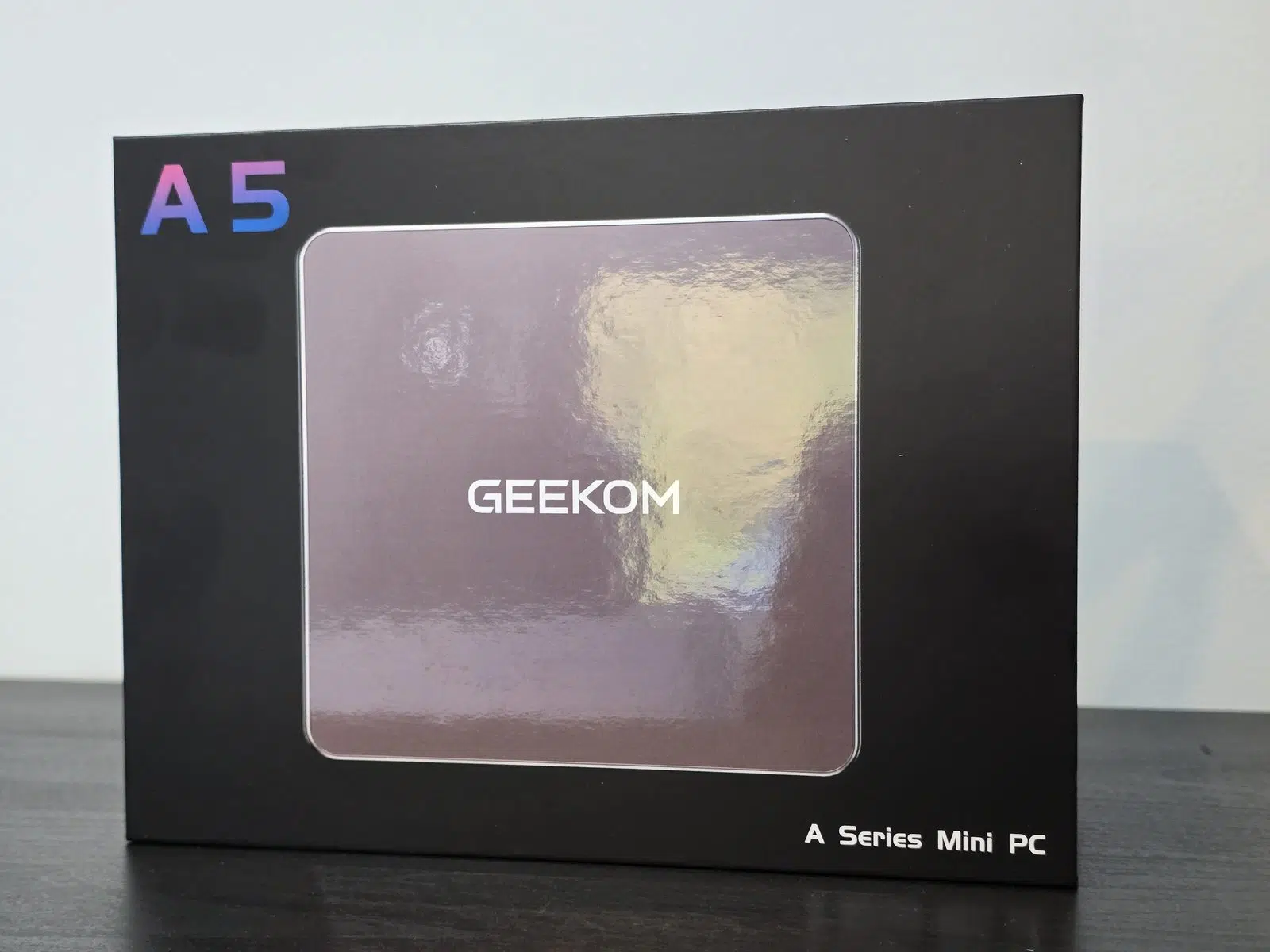 Boîte du mini PC Geekom A5 2027 Edition