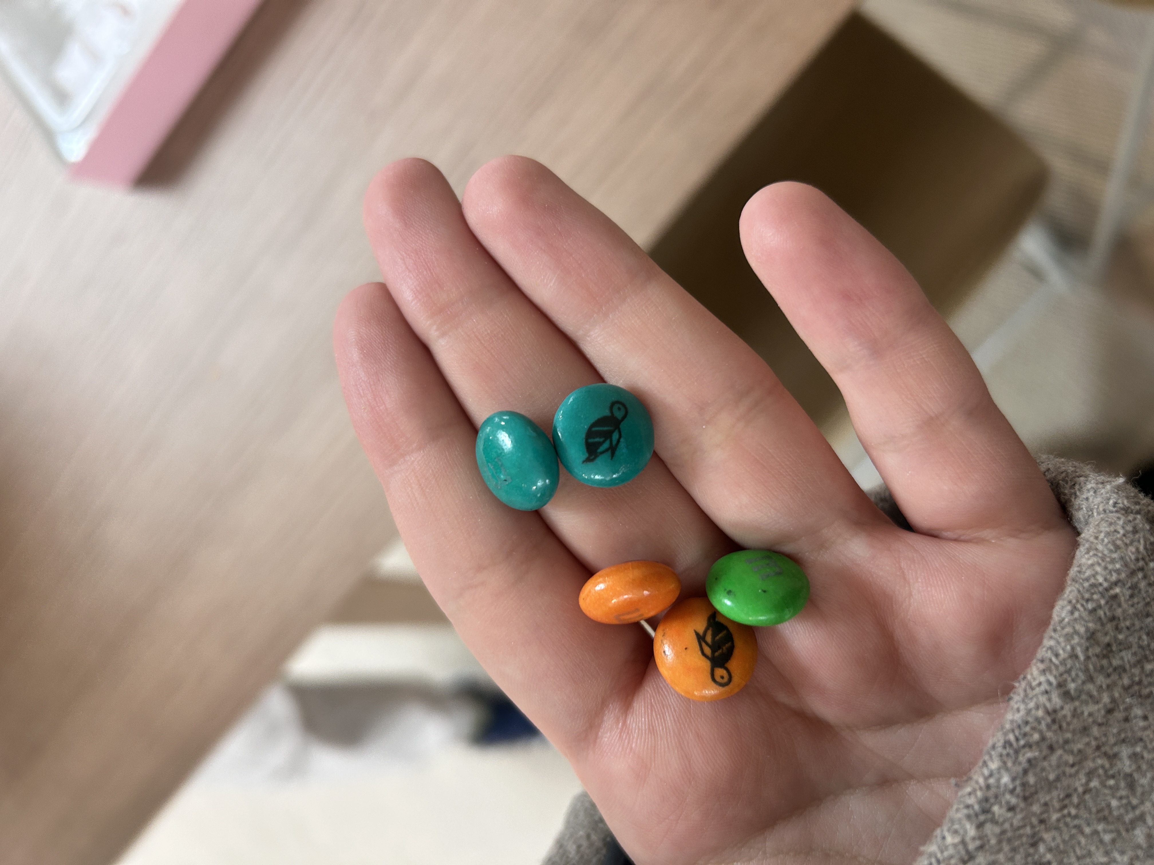 candies on hand